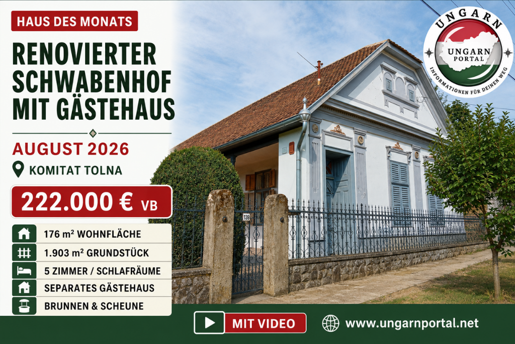 Haus des Monats August 2026 - renovierter Schwabenhof