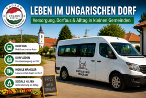 Leben im ungarischen Dorf - Dorfbus